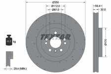 TEXTAR Bremsscheibe 92254405 f&uuml;r MERCEDES-BENZ