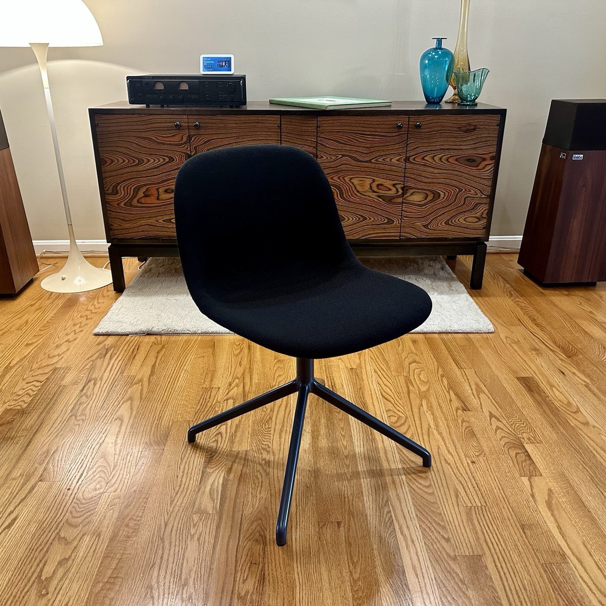 Muuto Fiber Upholstered Swivel Chair Design Within Reach DWR