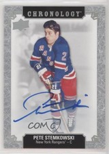 2018 Upper Deck Chronology Franchise History Pete Stemkowski #FH-NYR-PS Auto 2u9