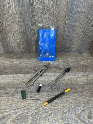 Stewart Compass & Divider Made In West Germany -W/ Mechanical Pencil