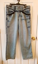 Marithe Francois Girbaud Jeans Men's 33M Blue Relaxed Y2K Skater Urban 