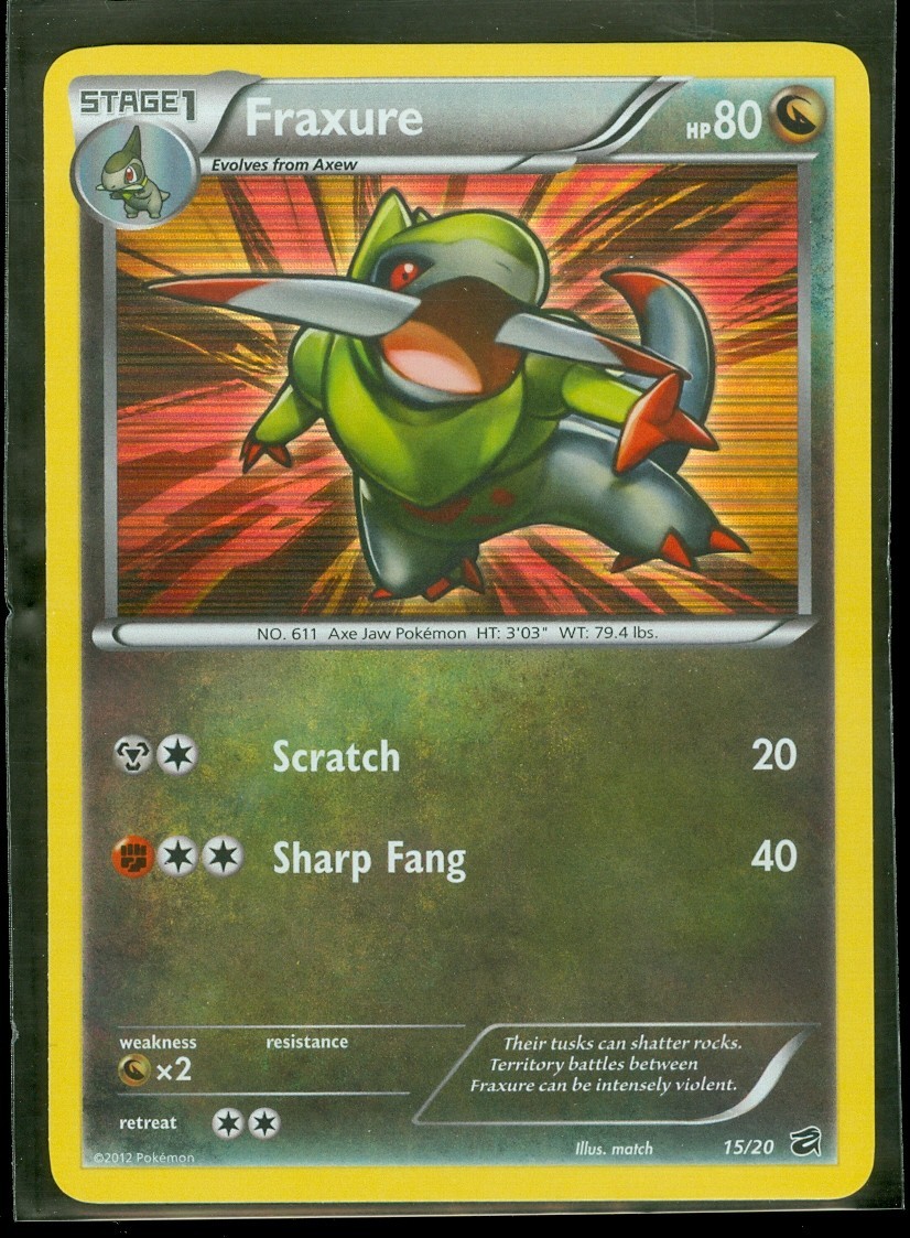 Pokemon FRAXURE 15/20 Dragon Vault HOLO - NEAR MINT/MINT