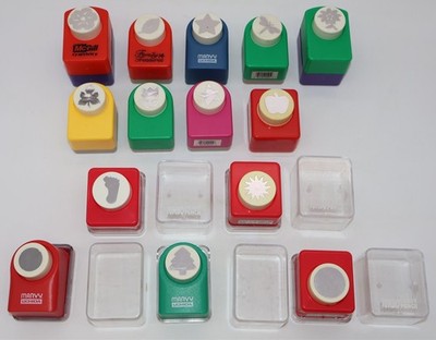 PAPER CRAFT PUNCH TOOLS Scrapbook - Marvy Uchida / Craft Bunch - Lot of (14) - 