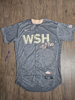 Nike Washington Nationals City Connect Authentic Jersey Made in USA Sz 52 RARE