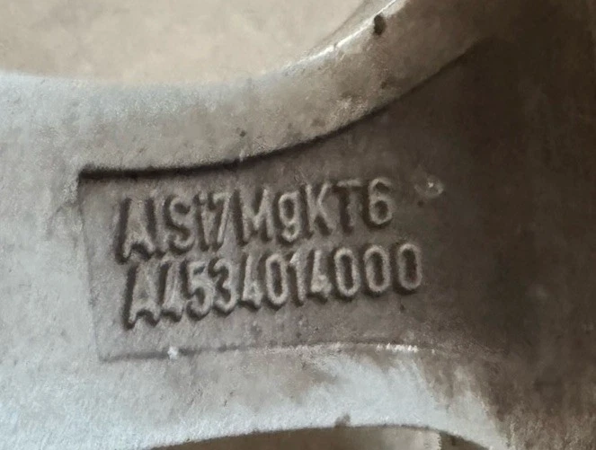 Cerchio In Lega 5,5J R15 Originale Smart Fortwo (453) Cod. A4534014000 - Immagine 4 di 4