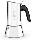 Bialetti New Venus Induction, Stovetop 4 Cups Coffee Maker, Silver