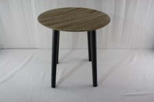 Couchtisch Kaffeetisch Beistelltisch aus Holz rund LOFT 40x40cm