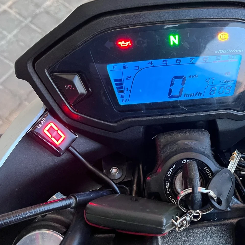 Motorcycle 1-6 Gear Indicator Speed Display Meter For Honda CBR650F 2014-2018 Foto 2 de 4