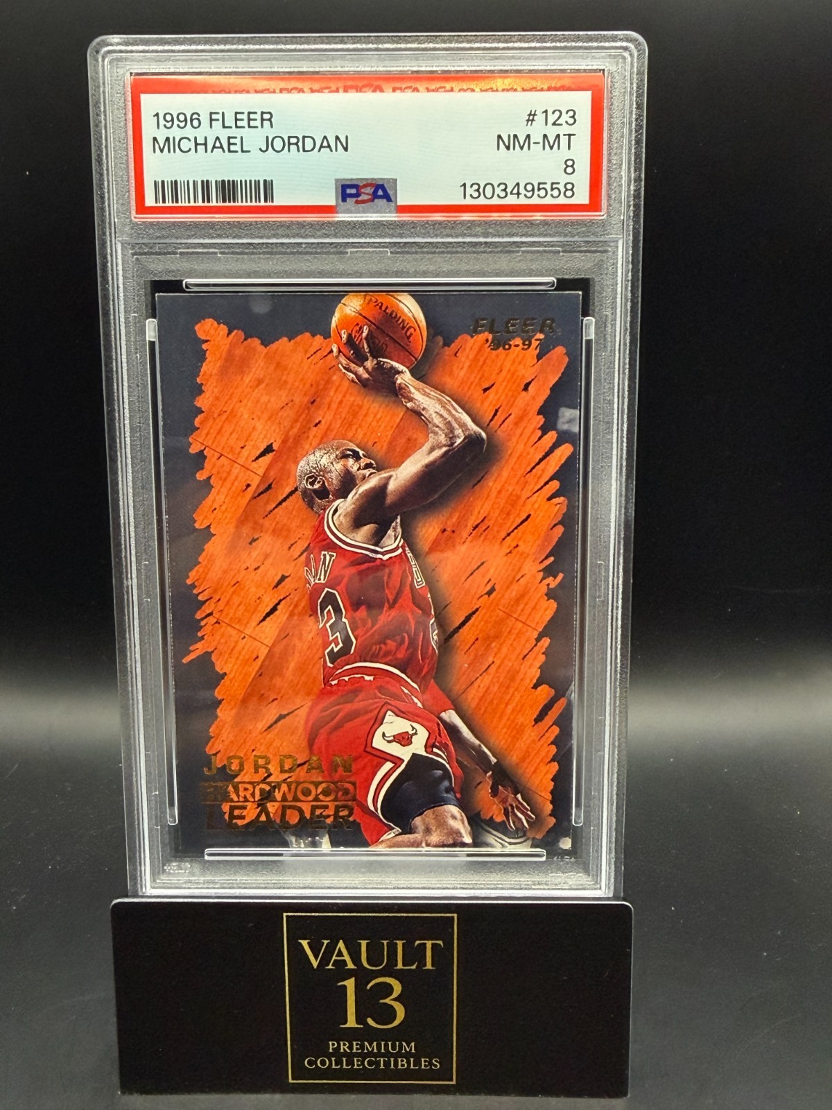 Michael Jordan 1996 Fleer #123 Hardwood Leader Price Guide 