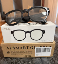 AiMB AiMB-S1 AI Smart Glasses Black Photochromic UV Bluetooth w/ Box
