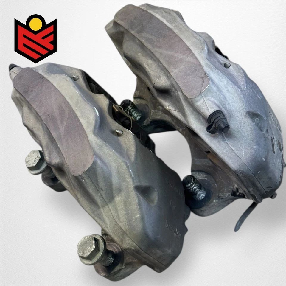 Pinzas de freno delanteras Porsche Cayenne 2004-2010 BREMBO Audi Q7 VW Touareg Foto 2 de 4