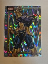 2026 Topps Chrome Marvel Comics RayWave Refractor #174 Thanos