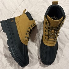 NEW Men s G.H. Bass Duck Boots BROWN LEATHER BLACk SZ 9M