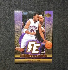 2003-04 Upper Deck Rookie Exclusives Morris Peterson Raptors #J55 (RC, MEM)