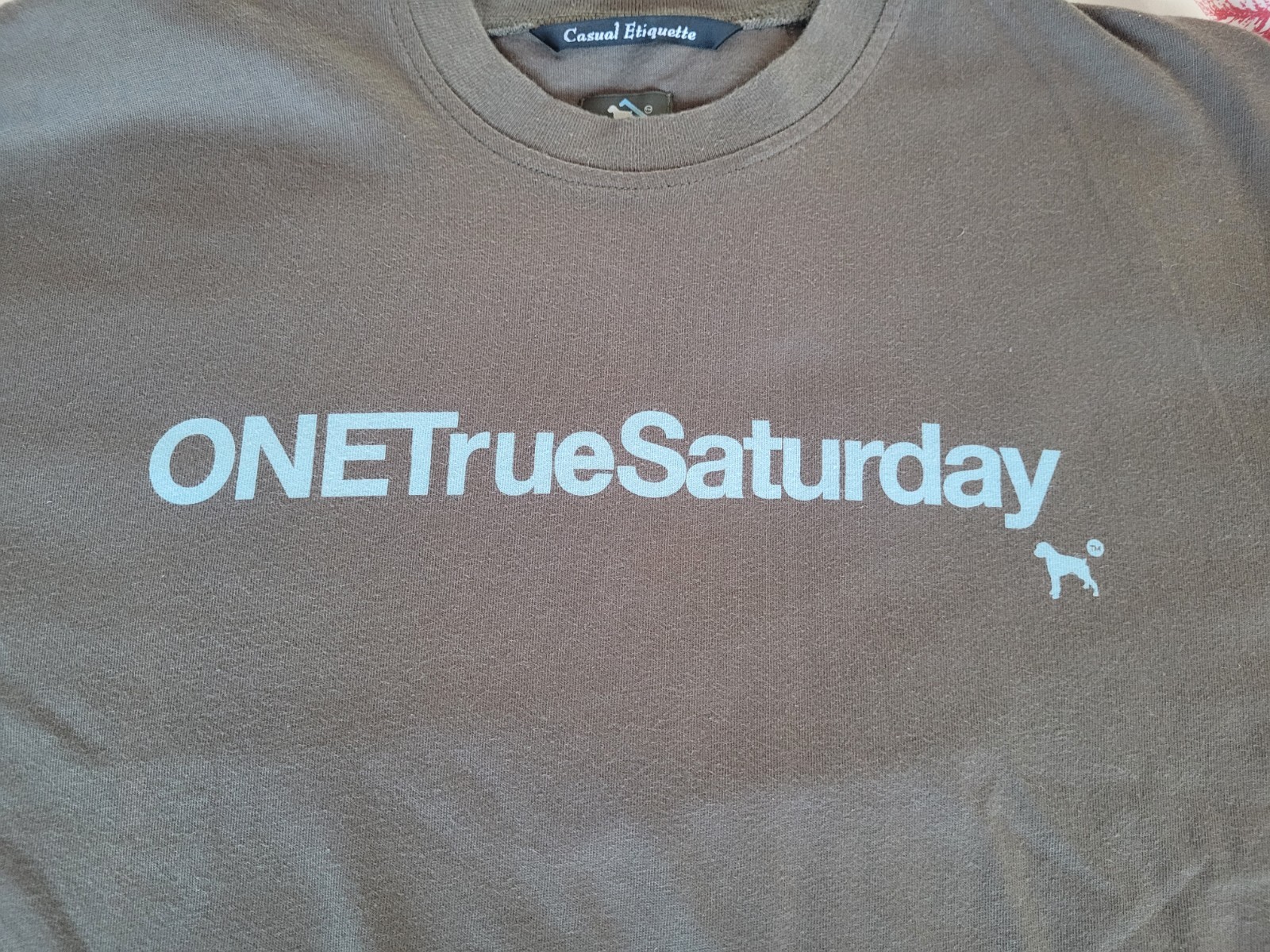 One True Saxon Mens T-shirt In Size L image 2