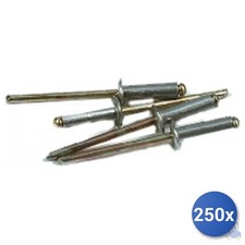 250X Rivets Aluminium E-100 Mm 6X16
