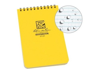 Rite in the Rain Allwetter robuster Notizblock 146 wasserdicht drahtgebunden 4 x 6 Zoll