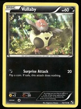 Vullaby 72/114 Black and White Pokemon Card