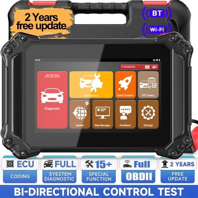 ANCEL V6 OBD2 Scanner All System Code Reader Car Diagnostic Bidirectional Tool