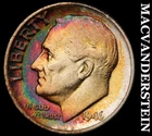 1946 Roosevelt Dime- Silver Scarce Better Date Color No Reserve #i339