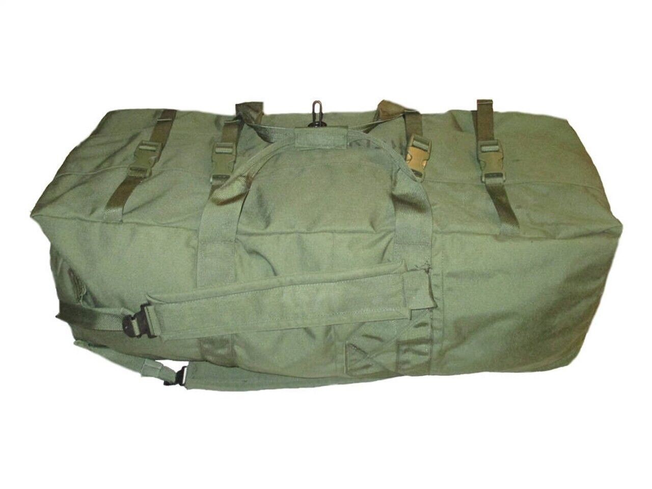 USGI Military Improved Duffel Travel Sea Bag FAIR Green 8465-01-604-6541