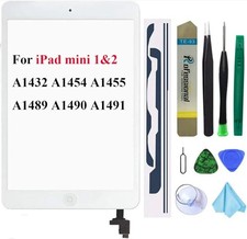 Touch Screen Glass Replacement Part For iPad Mini 1 iPad Mini 2 With Home Button