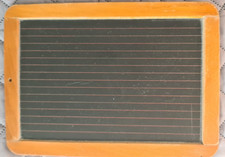 Antik Siegfried Tafel R4 seit 1919 (Schiefertafel 26,5x 19,5 60er Jahre)