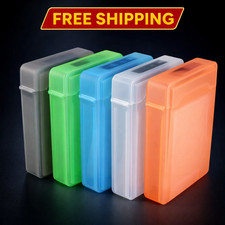 5 Pcs 3.5 Inches Hard Disk Drive Protection Storage Box Case