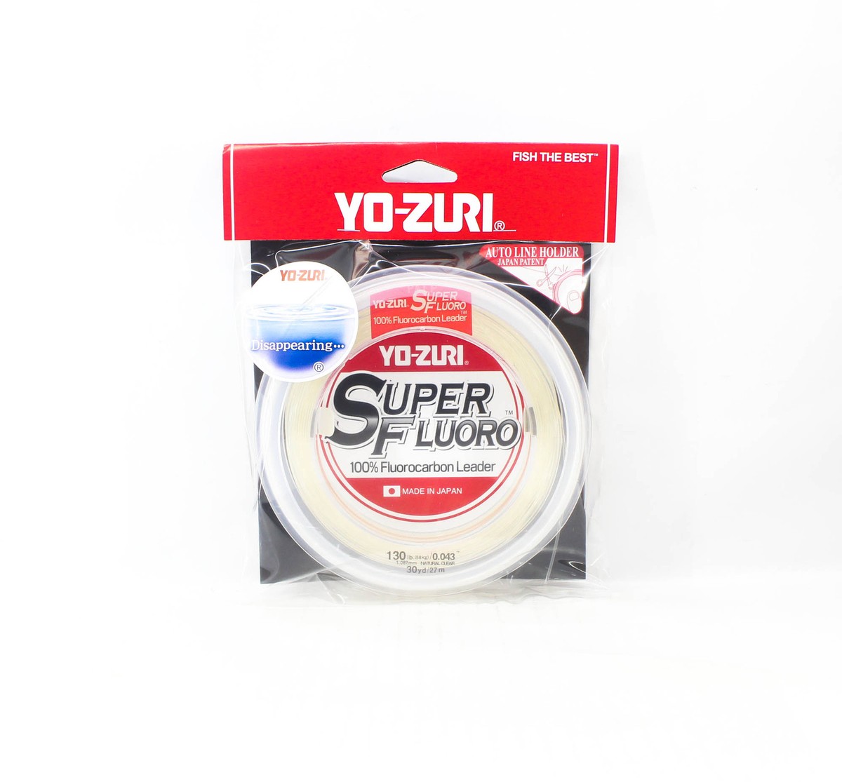 Yo-Zuri SuperFluoro Fluorocarbon Fishing Line - 30 Yards 8LB Test