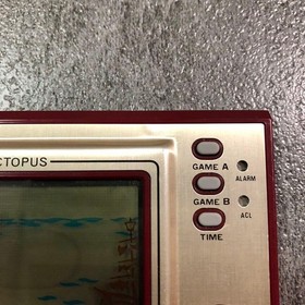 Nintendo Game & Watch Octopus Console Tested Working Boxed Japan