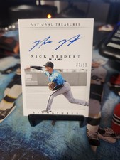 2021 Panini National Treasures #RS-NN Nick Neidert Retro Signatures #/99