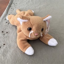 Ty Beanie Baby Nip Plush Cat Retired Original 1994 Beanie Babies Ages 3 