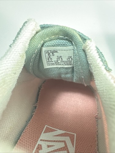 Vans Old Skool V Lo Schuhe "zweifarbig" rosa/grau Mädchen/Kleinkind Größe 6,5 - Bild 5 von 5