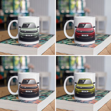 Personalised Fiat Grande Panda Pop Coffee Mug Gift - Colour Choice - FAST POST