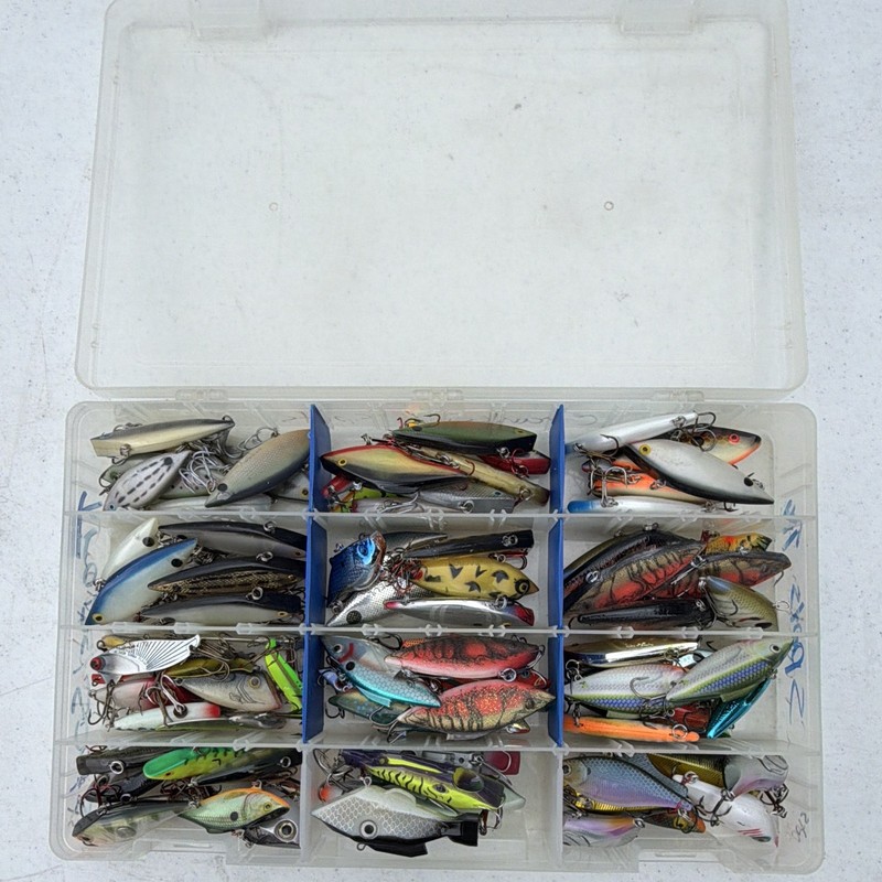 Mixed Lot Fishing Lures Traps (Rat-L-Traps) +