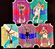 1996-97 UPPER DECK FASTBREAK CONNECTIONS 5 NM/MT CARD LOT-HAKEEM/KIDD/PAYTON!!