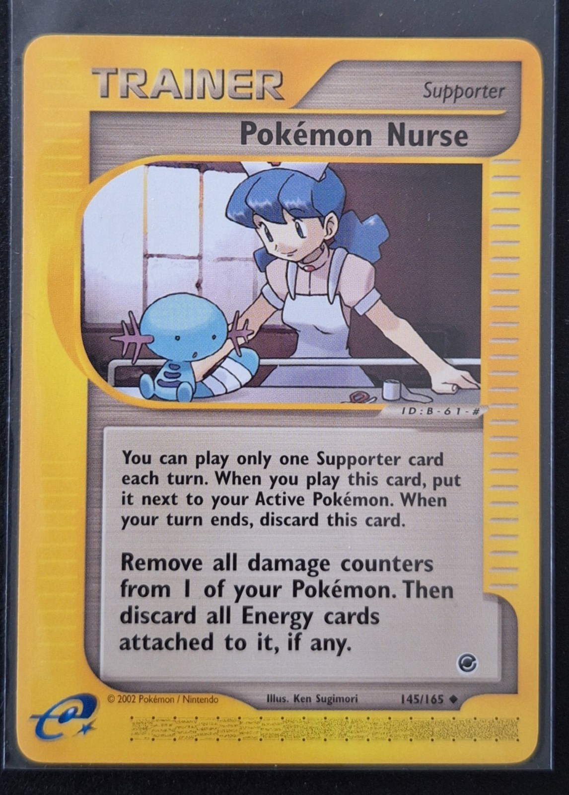 Pokemon -Trainer Nurse 145/165 - - Expedition - Mint