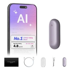 AI Voice Recorder, PLAUD NotePin Voice Recorder, App Control, AI Notetaker, A...