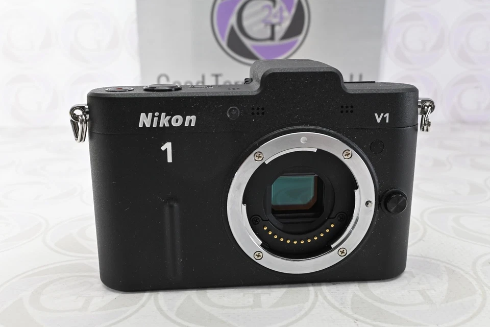 Nikon 1 V1 Gehäuse in Schwarz - 646 Klicks - GT24 Hit - 12 Monate Gewähr - Bild 3 von 4