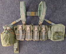 CUSTOM CHEST RIG w/ ALICE MAG POUCHES CANTEEN KNIFE SHEATH NOH TACTICAL