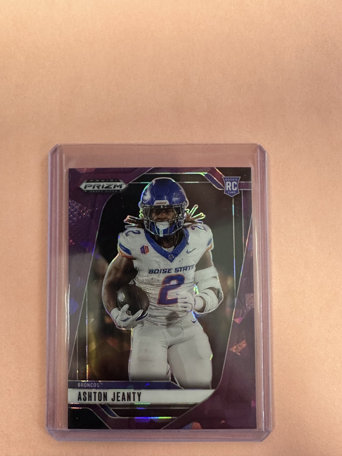 2025 Panini Prizm Draft Picks - Ashton Jeanty #13 Purple Ice Prizm 20/199 (RC)
