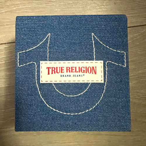 Men’s True Religion TRM139 Logo Multi-Chain Watch Set Dial Gunmetal