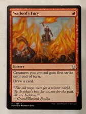 Warlord's Fury - Dominaria - Magic the Gathering MTG Nice!
