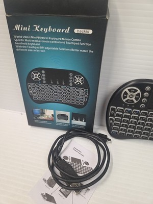 Wireless Mini Keyboard Remote Control Touchpad Smart TV Android TV Box PC 2.4GHz