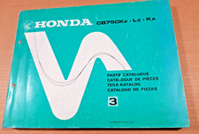 CATALOGO RICAMBI HONDA CB 750 Kz-Lz-/80