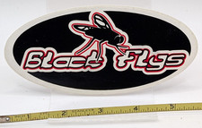 Black Flys surf skate eyewear streetwear vintage sticker 2000s Y2K c