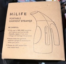 NEW Open Box-Hilife Handheld Model HL7 Portable Garment Steamer 240ml Capacity