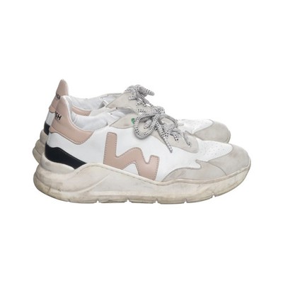 Womsh, Sneaker, Größe: 38, Weiß/Beige/Schwarz, Damen #Oz5