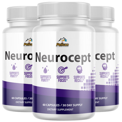 NeuroCept - Nerve Health Support - 3 Bottles- 180 Capsules