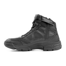 Ridge Footwear Men's 6" Leather Tactical Military Work Boots Black Non-Slip 5006
